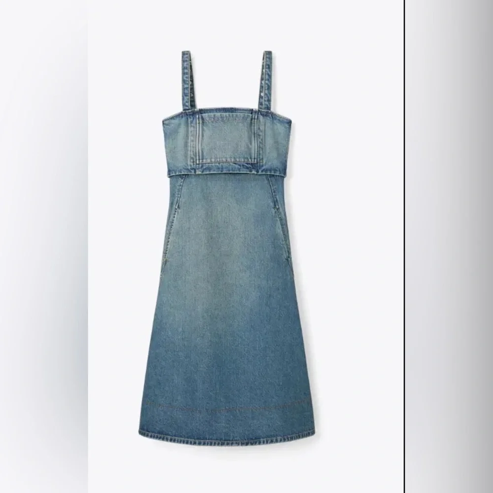 NWT $498 Tory Burch Cotton Denim Dress